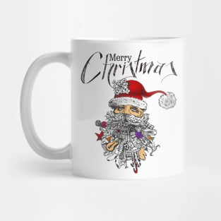 Santa Claus Face Merry Christmas Mug